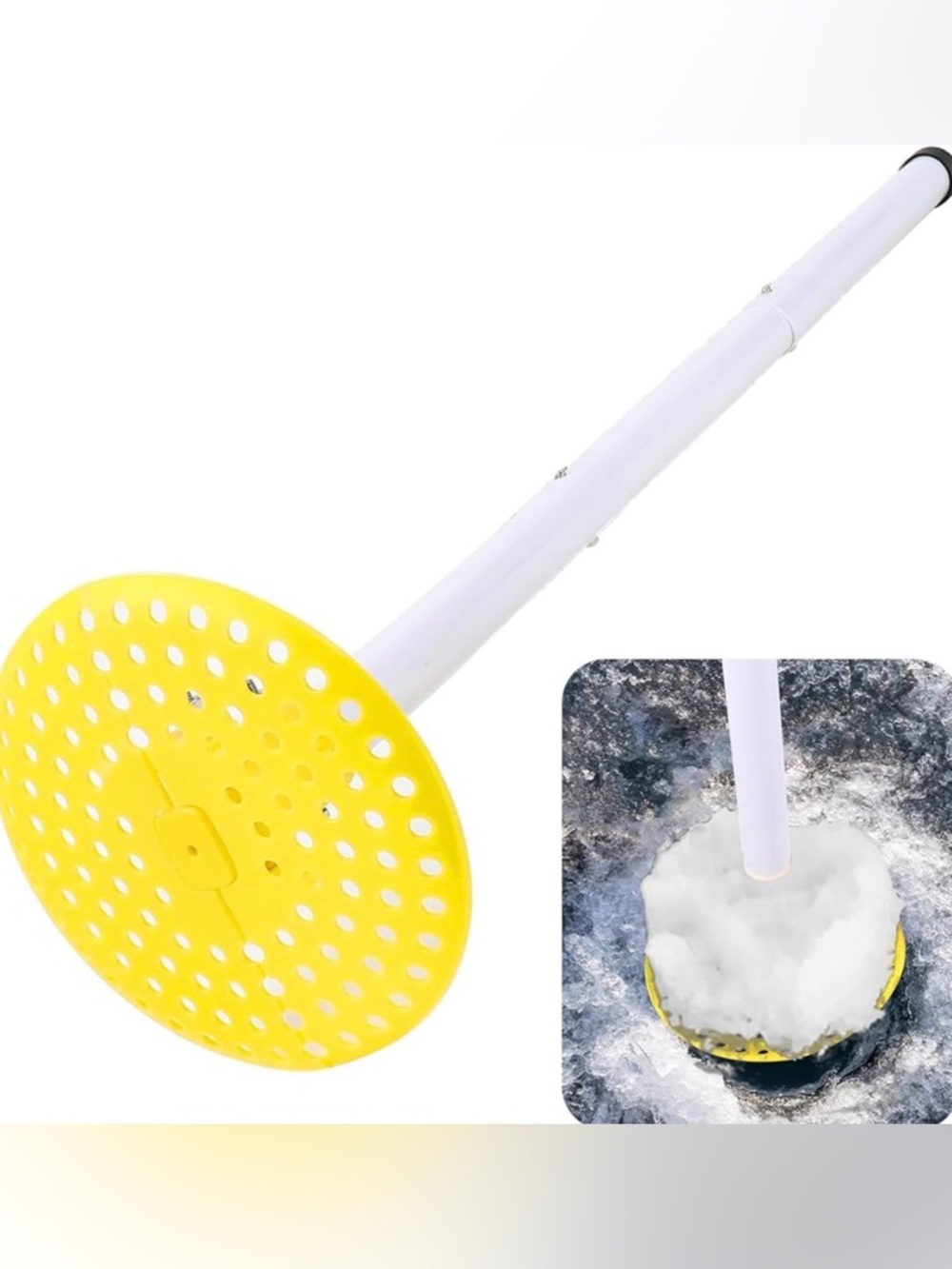 Ice Fishing Skimmer, Detachable Ice Fishing Scooper with Long Handle